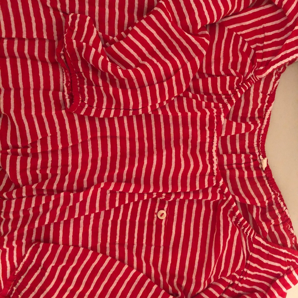 J Crew gauzy cotton blouse L